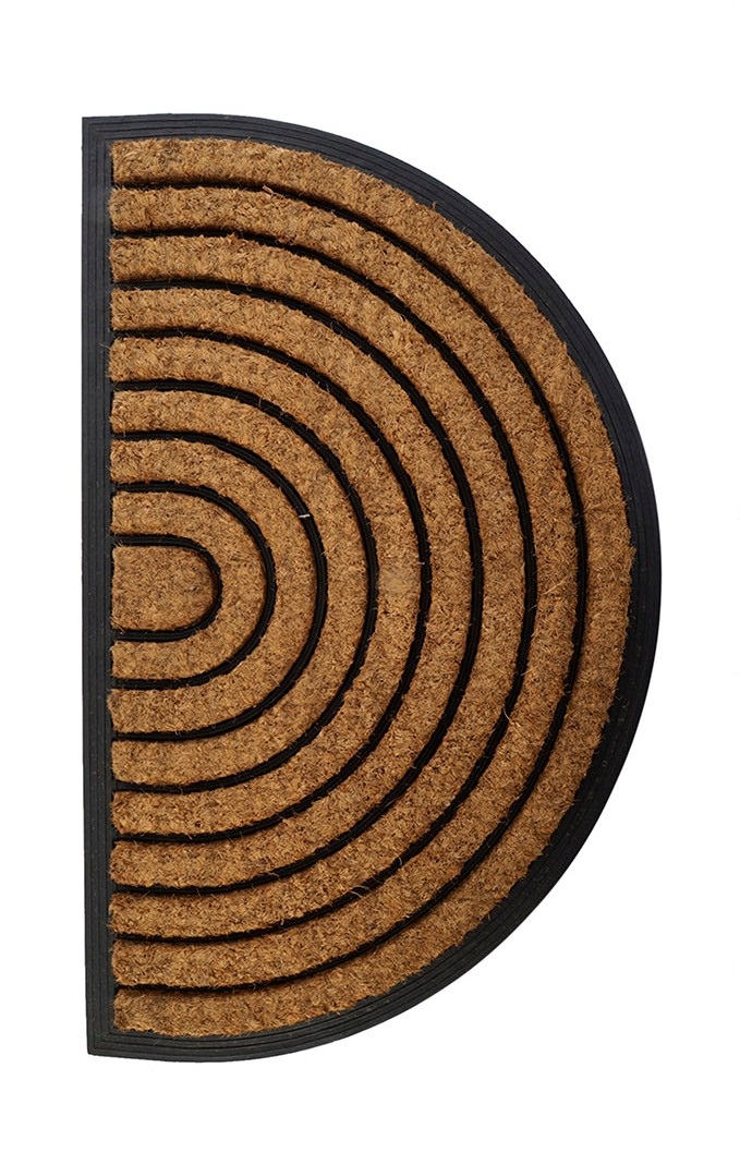 Alfombra de puerta semicircular, felpudo de medio círculo, alfombra de  entrada semicircular, felpudo semicircular, innovación moderna